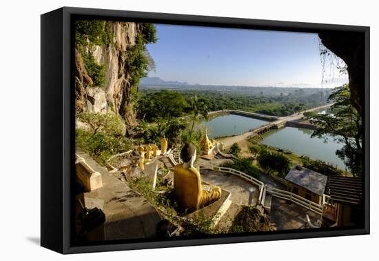 Ya Teak Pyan Cave, Hpa An, Kayin State (Karen State), Myanmar (Burma), Asia-Nathalie Cuvelier-Framed Premier Image Canvas