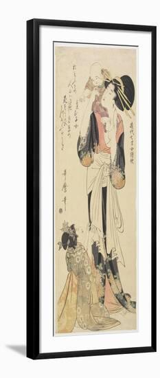 Yabe Masako from Mino Province, C. 1801-1804-Kitagawa Utamaro-Framed Giclee Print