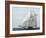 Yacht "America," First Winner of the America's Cup Race, in a Later Rig-null-Framed Giclee Print