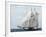 Yacht "America," First Winner of the America's Cup Race, in a Later Rig-null-Framed Giclee Print