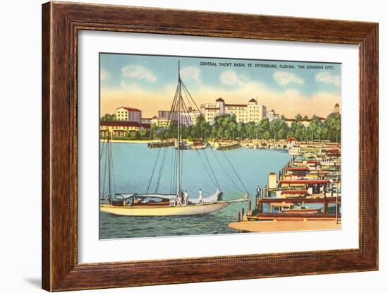 Yacht Basin, St. Petersburg, Florida-null-Framed Art Print