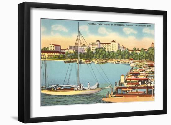 Yacht Basin, St. Petersburg, Florida-null-Framed Art Print