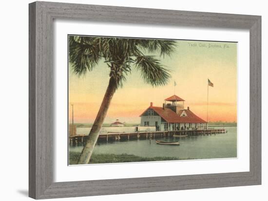 Yacht Club, Daytona, Florida-null-Framed Art Print