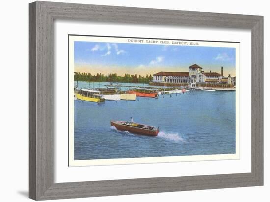 Yacht Club, Detroit, Michigan-null-Framed Art Print