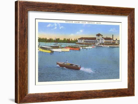 Yacht Club, Detroit, Michigan-null-Framed Art Print