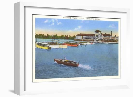 Yacht Club, Detroit, Michigan-null-Framed Art Print