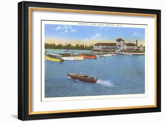 Yacht Club, Detroit, Michigan-null-Framed Art Print