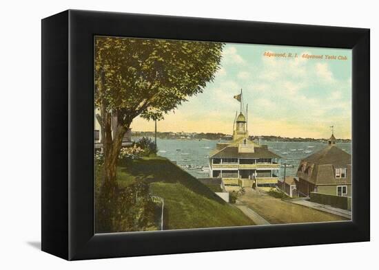 Yacht Club, Edgewood, Rhode Island-null-Framed Stretched Canvas