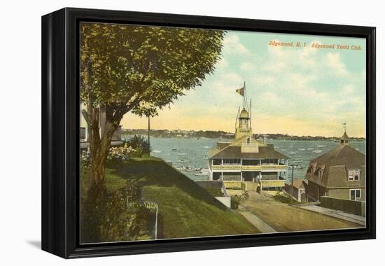 Yacht Club, Edgewood, Rhode Island-null-Framed Stretched Canvas