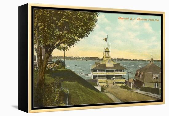 Yacht Club, Edgewood, Rhode Island-null-Framed Stretched Canvas