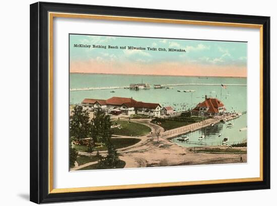 Yacht Club, Milwaukee, Wisconsin-null-Framed Premium Giclee Print