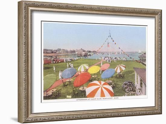 Yacht Club, Nantucket, Massachusetts-null-Framed Premium Giclee Print