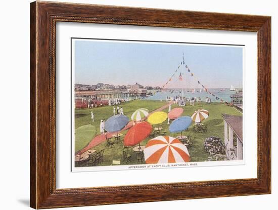 Yacht Club, Nantucket, Massachusetts-null-Framed Premium Giclee Print