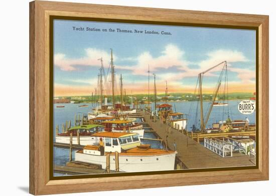 Yacht Club, New London, Connecticut-null-Framed Stretched Canvas