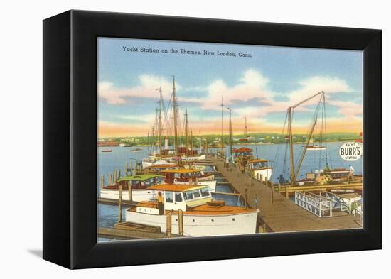 Yacht Club, New London, Connecticut-null-Framed Stretched Canvas