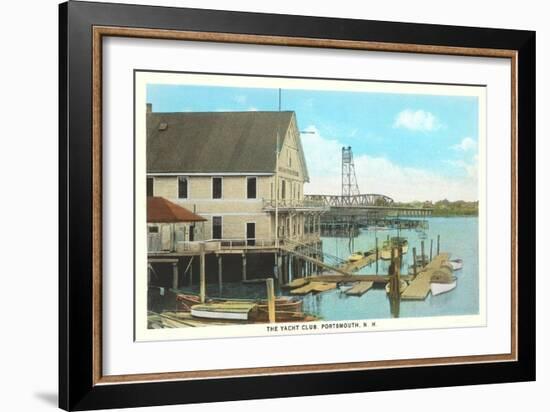 Yacht Club, Portsmouth, New Hampshire-null-Framed Premium Giclee Print