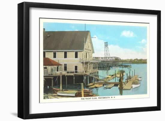 Yacht Club, Portsmouth, New Hampshire-null-Framed Premium Giclee Print