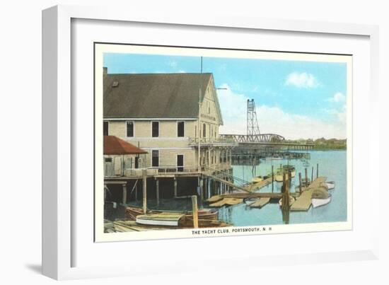 Yacht Club, Portsmouth, New Hampshire-null-Framed Premium Giclee Print