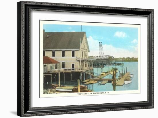 Yacht Club, Portsmouth, New Hampshire-null-Framed Premium Giclee Print