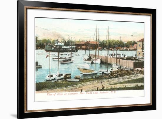 Yacht Club, Rochester, New York-null-Framed Art Print