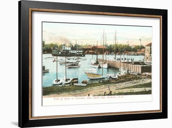 Yacht Club, Rochester, New York-null-Framed Art Print