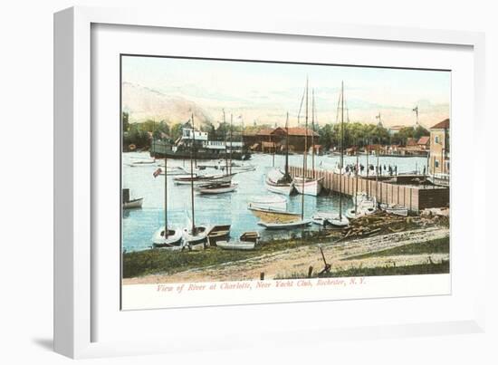 Yacht Club, Rochester, New York-null-Framed Art Print