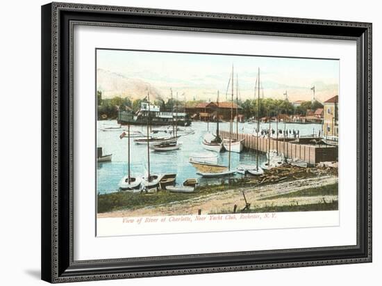 Yacht Club, Rochester, New York-null-Framed Art Print