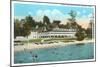 Yacht Club, Stamford, Connecticut-null-Mounted Art Print