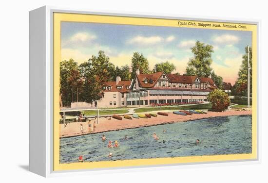 Yacht Club, Stamford, Connecticut-null-Framed Stretched Canvas