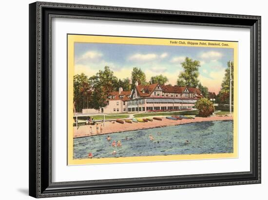 Yacht Club, Stamford, Connecticut-null-Framed Premium Giclee Print