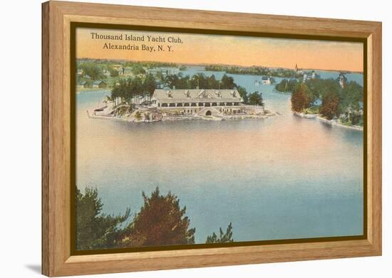 Yacht Club, Thousand Islands, New York-null-Framed Stretched Canvas