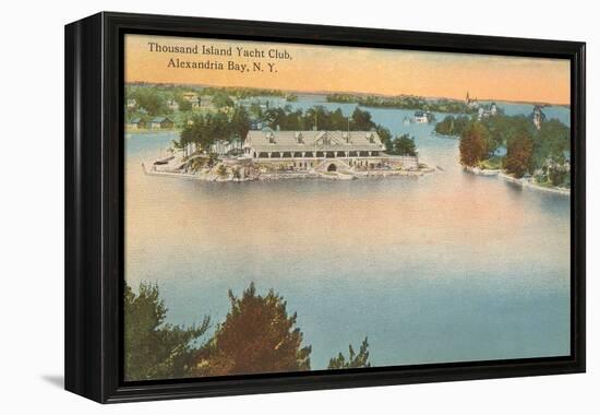 Yacht Club, Thousand Islands, New York-null-Framed Stretched Canvas