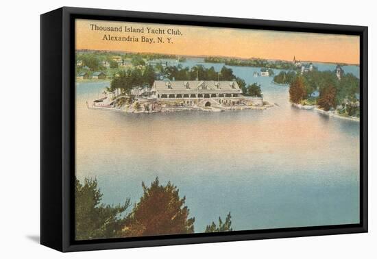 Yacht Club, Thousand Islands, New York-null-Framed Stretched Canvas