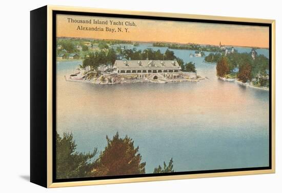 Yacht Club, Thousand Islands, New York-null-Framed Stretched Canvas