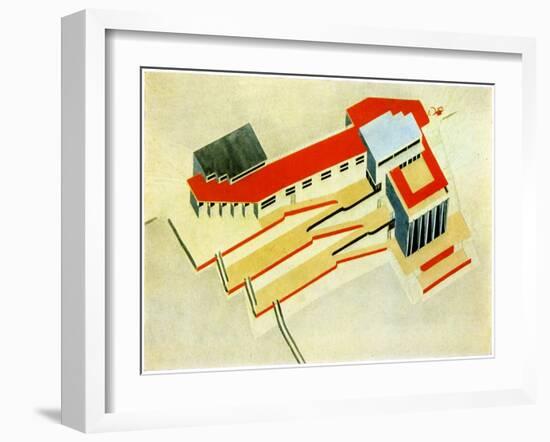 Yacht Club-El Lissitzky-Framed Giclee Print