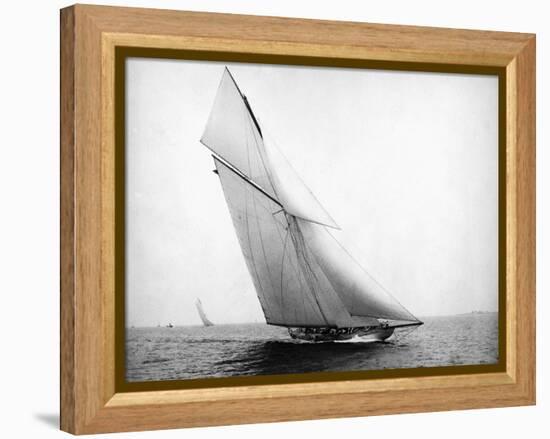 Yacht Columbia Sailing-Bettmann-Framed Premier Image Canvas
