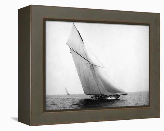 Yacht Columbia Sailing-Bettmann-Framed Premier Image Canvas