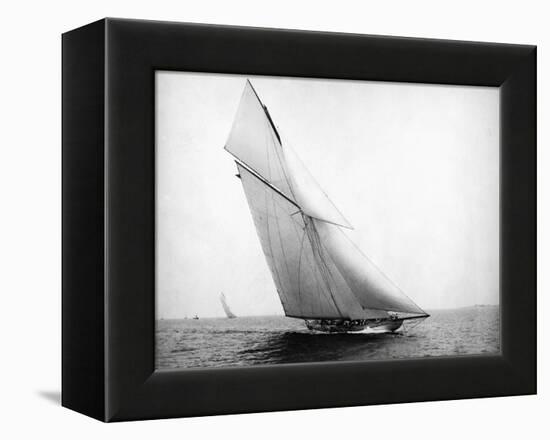 Yacht Columbia Sailing-Bettmann-Framed Premier Image Canvas