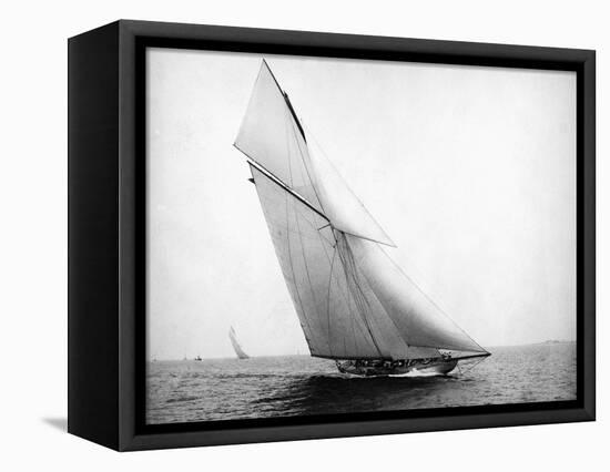 Yacht Columbia Sailing-Bettmann-Framed Premier Image Canvas