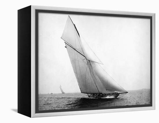 Yacht Columbia Sailing-Bettmann-Framed Premier Image Canvas