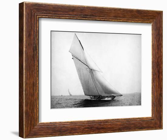 Yacht Columbia Sailing-Bettmann-Framed Photographic Print