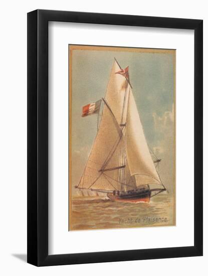 Yacht de Plaisance-null-Framed Art Print