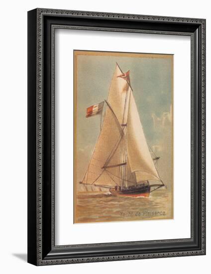 Yacht de Plaisance-null-Framed Art Print