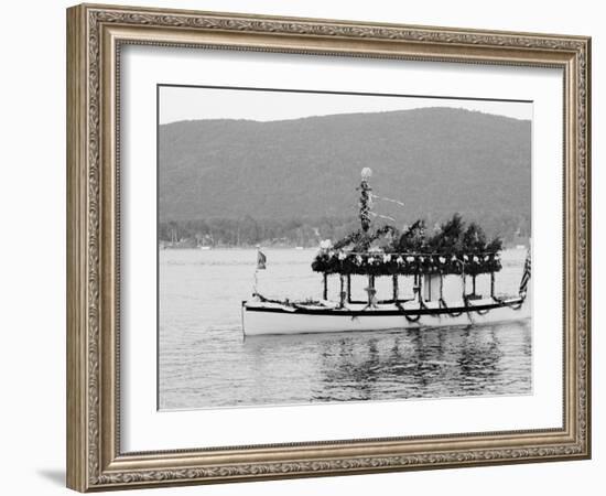 Yacht Etto, Regatta Day, Fort Willam Henry Hotel, Lake George, N.Y.-null-Framed Photo