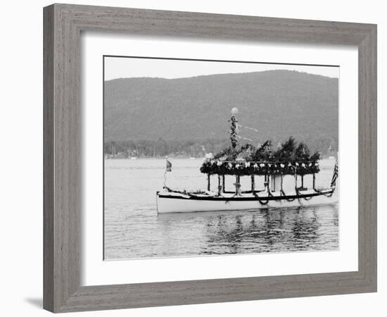 Yacht Etto, Regatta Day, Fort Willam Henry Hotel, Lake George, N.Y.-null-Framed Photo