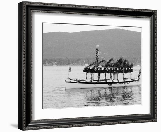 Yacht Etto, Regatta Day, Fort Willam Henry Hotel, Lake George, N.Y.-null-Framed Photo