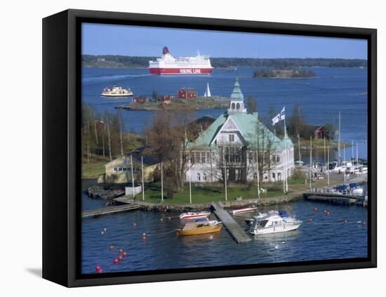 Yacht Harbour of Valkosaari, Helsinki, Finland, Scandinavia-Ken Gillham-Framed Premier Image Canvas