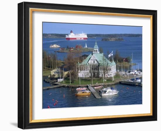 Yacht Harbour of Valkosaari, Helsinki, Finland, Scandinavia-Ken Gillham-Framed Photographic Print