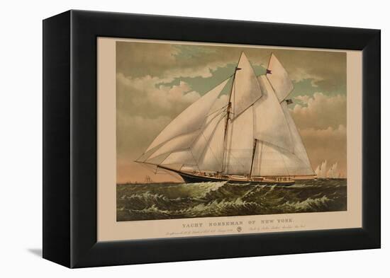 Yacht Norseman of New York-null-Framed Stretched Canvas