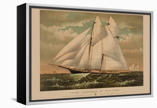 Yacht Norseman of New York-null-Framed Stretched Canvas